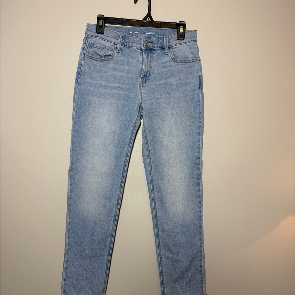 Old Navy Women's Light Blue Straight Leg Jeans